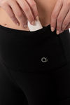 Amante High Rise Anti Microbial Leggings - Jet Black — thumbnail 5